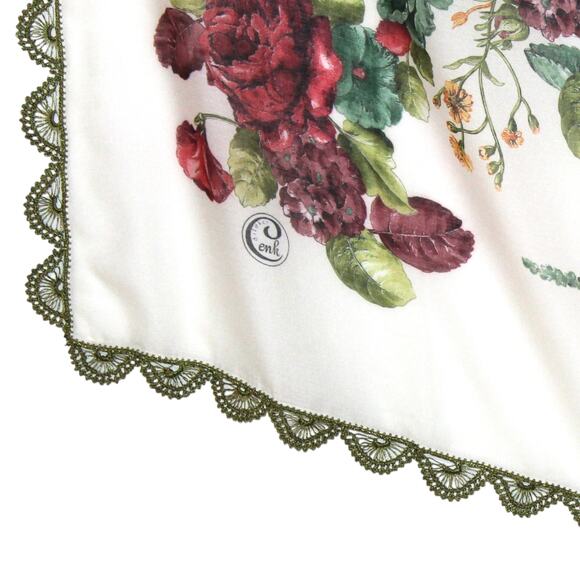 Tulbent Scarf Handmade Crochet Detailing NWOT - Picture 5 of 9